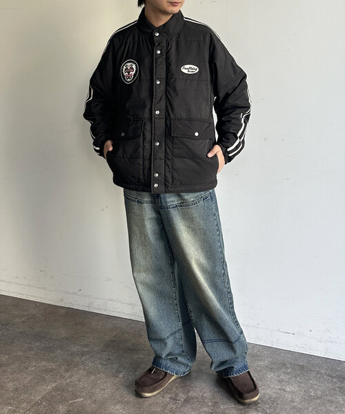 CPCM(シーピーシーエム)の「中綿ワッペン付きブルゾン(ブルゾン・レディース・ブラック/ネイビー/グリーン・MEDIUM/LARGE)」の11枚目の写真