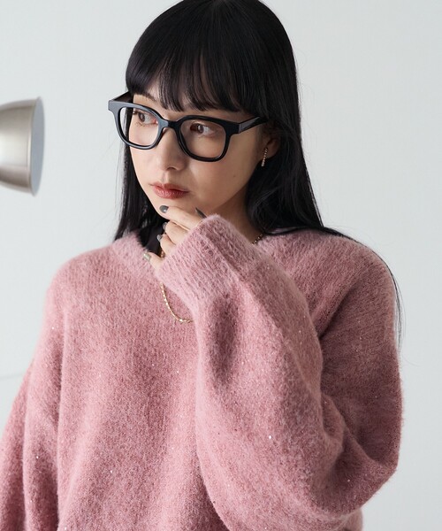 【セール】スパンコール ニットプルオーバー（ニット/セーター）｜FREAK'S STORE（フリークスストア）