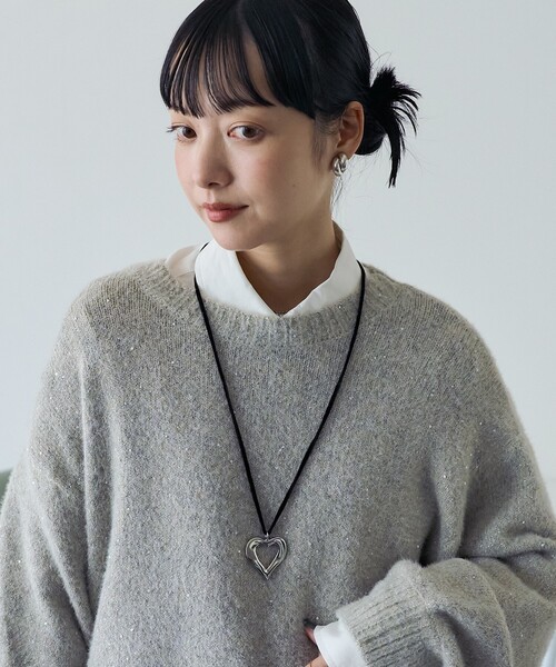 FREAK'S STORE(フリークスストア)の「スパンコール ニットプルオーバー(ニット/セーター・レディース・ブラック/ピンク/ベージュ・フリ-)」の19枚目の写真