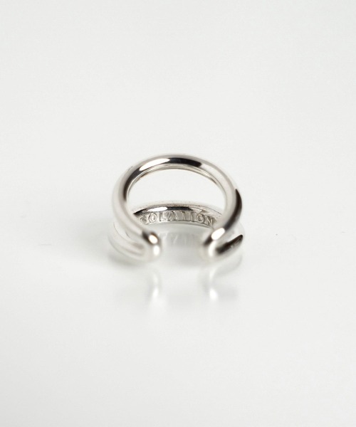ISOLATION（アイソレーション）の「【ISOLATION / アイソレーション】Silver925 Clear Earcuff / シルバー925 クリアーイヤーカフ（イヤーカフ・レディース・シルバー・FREE）」の4枚目の写真