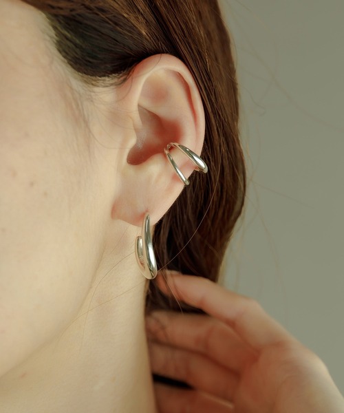 ISOLATION（アイソレーション）の「【ISOLATION / アイソレーション】Silver925 Clear Earcuff / シルバー925 クリアーイヤーカフ（イヤーカフ・レディース・シルバー・FREE）」の8枚目の写真