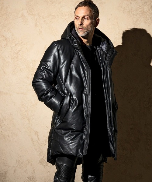 C DIEM カルペディエム リバーシブル モッズコート イエロー/ブラウン L