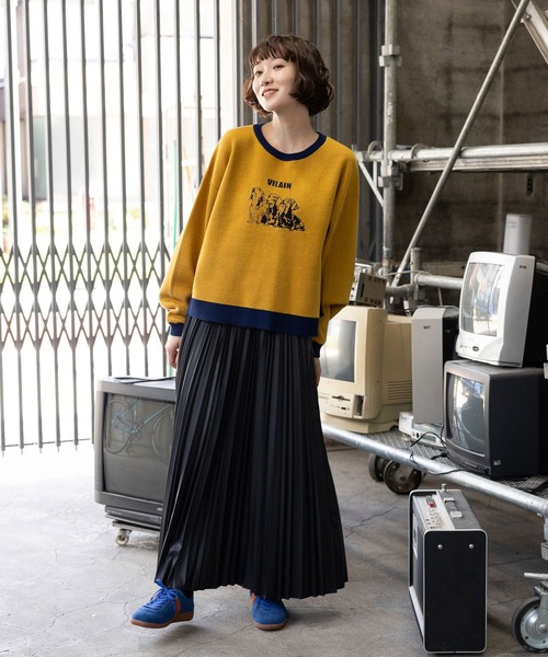 niko and...(ニコアンド)の「ANIMALアソートジャガードプルオーバー(ニット/セーター・レディース・グレー/アイボリー/マスタード・LARGE/MEDIUM)」の12枚目の写真