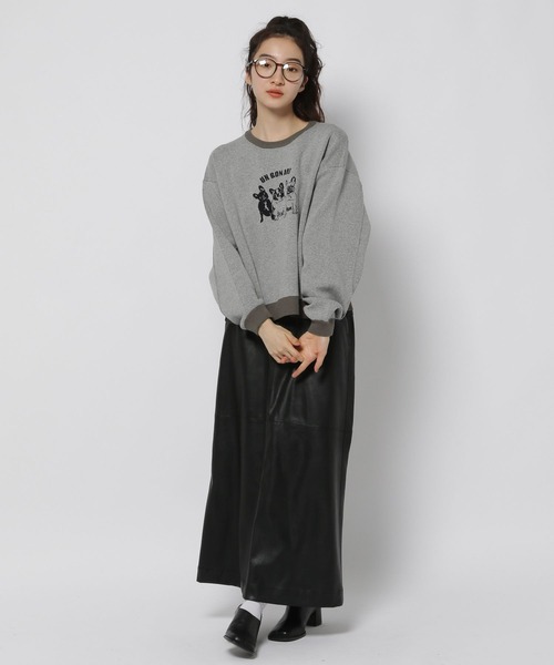 niko and...(ニコアンド)の「ANIMALアソートジャガードプルオーバー(ニット/セーター・レディース・グレー/アイボリー/マスタード・LARGE/MEDIUM)」の16枚目の写真