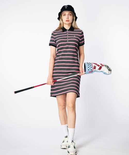 セール】Classic OX ボーダーワンピース（ワンピース）｜DEVEREUX GOLF