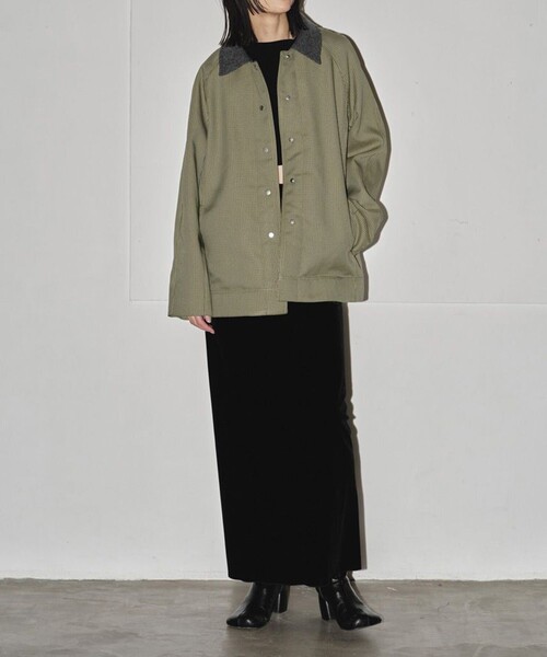 TODAYFUL】Houndstooth Raglan Jacket