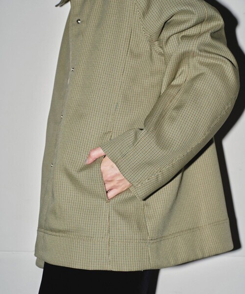 TODAYFUL(トゥデイフル)の「【TODAYFUL/トゥデイフル】Houndstooth Raglan Jacket/ハウンドトゥースラグランジャケット(ブルゾン・レディース・オリーブ・36/38)」の6枚目の写真