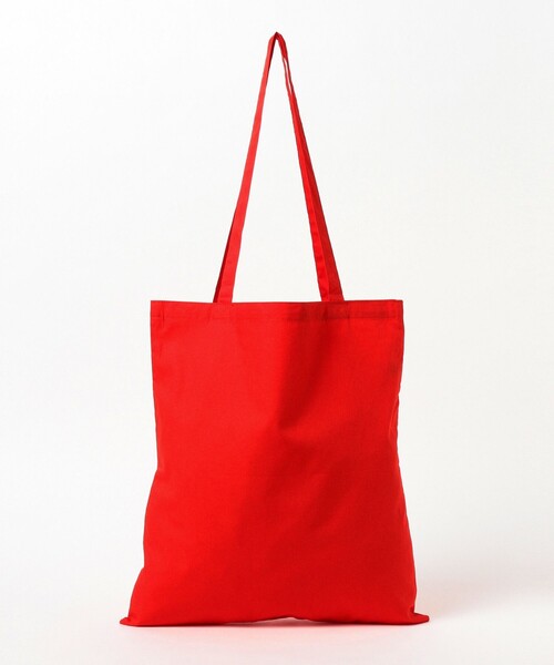 TOKYO CULTUART by BEAMS（トウキョウカルチャートバイビームス）の「来夢来人(天久聖一) / 反対 Tote Bag（トートバッグ・メンズ・イエロー/レッド・ONE SIZE）」の5枚目の写真