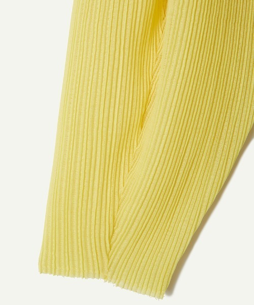 leinwande（ラインヴァンド）の「Puff-sleeve Pleats Top（シャツ/ブラウス・レディース・ブラック/ホワイト/イエロー・ONE SIZE）」の12枚目の写真