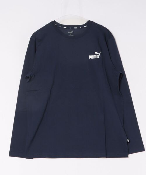 PUMA(プーマ)の「589027 PUMA ロングTシャツ(Tシャツ/カットソー・メンズ・ネイビー/ホワイト/ブラック/グレー・LARGE/X-LARGE/MEDIUM)」の1枚目の写真