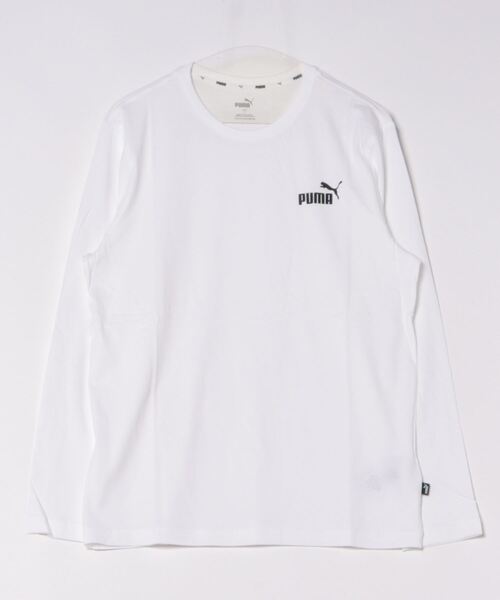 PUMA(プーマ)の「589027 PUMA ロングTシャツ(Tシャツ/カットソー・メンズ・ネイビー/ホワイト/ブラック/グレー・LARGE/X-LARGE/MEDIUM)」の2枚目の写真