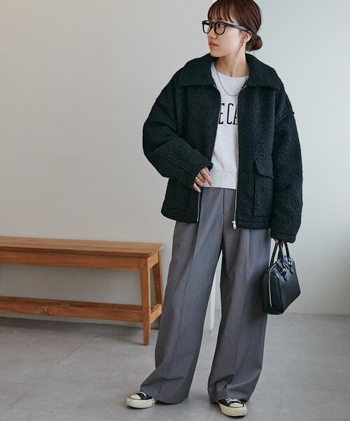 セール】【WEB限定】WポケットZIPブルゾン（ブルゾン）｜DISCOAT