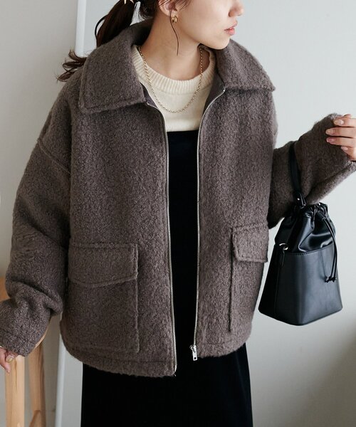 新品未使用 タグ付き 23区 ポケット付き ブルゾン 44サイズ セール】【WEB限定】WポケットZIPブルゾン（ブルゾン）｜DISCOAT