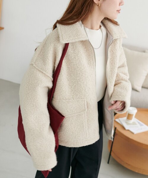 WEB限定】WポケットZIPブルゾン（ブルゾン）｜DISCOAT（ディスコート