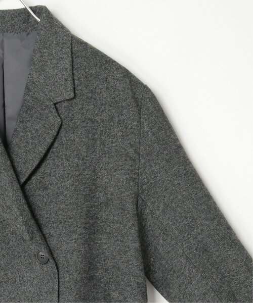 notch.（ノッチ）の「【セットアップ対応】ショートパイピングジャケット（テーラードジャケット・レディース・ブラック/ブラウン/チャコール・M）」の20枚目の写真