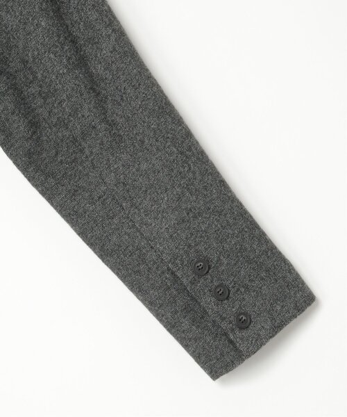 notch.（ノッチ）の「【セットアップ対応】ショートパイピングジャケット（テーラードジャケット・レディース・ブラック/ブラウン/チャコール・M）」の19枚目の写真