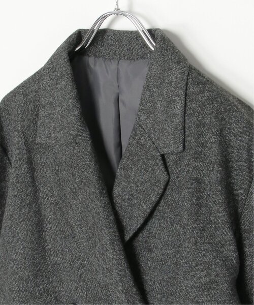 notch.（ノッチ）の「【セットアップ対応】ショートパイピングジャケット（テーラードジャケット・レディース・ブラック/ブラウン/チャコール・M）」の17枚目の写真