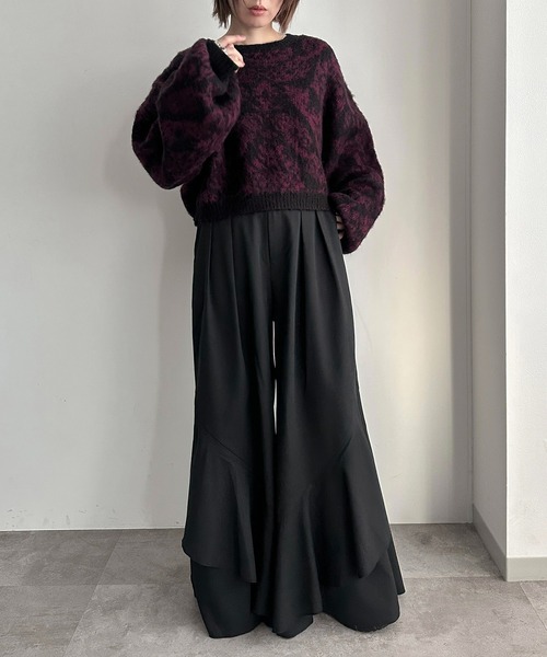 セール】ダマスク柄ニット【ZOZOTOWN限定アイテム】（ニット/セーター