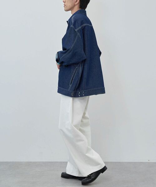 CRAFT STANDARD BOUTIQUE(クラフトスタンダードブティック)の「【ユニセックス】デニム2ndジャケット(デニムジャケット・レディース・ブラック/ダークインディゴブルー・M/L/XL)」の17枚目の写真