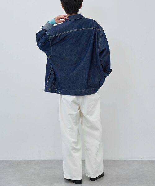 CRAFT STANDARD BOUTIQUE(クラフトスタンダードブティック)の「【ユニセックス】デニム2ndジャケット(デニムジャケット・レディース・ブラック/ダークインディゴブルー・M/L/XL)」の18枚目の写真