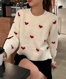 Sorriso | ハート柄 ニット(ニット/セーター)