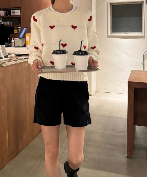 Sorriso（ソリッソ）の「ハート柄 ニット（ニット/セーター・レディース・ホワイト・FREE）」の20枚目の写真