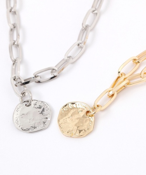 BAYFLOW（ベイフロー）の「パール多連ネックレス（ネックレス・レディース・シルバー/ゴールド・FREE）」の5枚目の写真