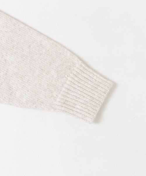 URBAN RESEARCH DOORS（アーバンリサーチドアーズ）の「メランジVネックニット（ニット/セーター・レディース・ミント/ベージュ/アイボリー・MEDIUM）」の6枚目の写真