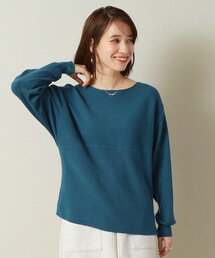 ITS'DEMO | 【通勤／手洗い可】リブ切替ニット(ニット/セーター)