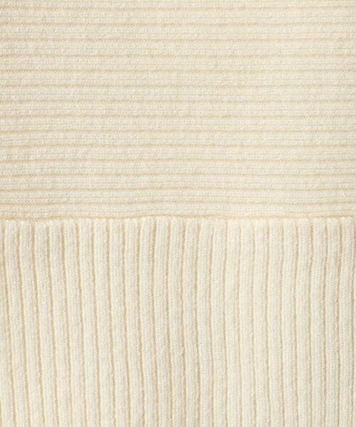 ITS'DEMO（イッツデモ）の「◆【通勤／手洗い可】リブ切替ニット（ニット/セーター・レディース・アイボリー/ブラック/ブルーグリーン/サンドベージュ/ワインレッド・00）」の9枚目の写真