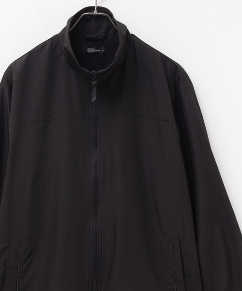 Mac-House(マックハウス)の「【Real Standard】裏フリーススタンドブルゾン(ブルゾン・メンズ・ブラック・M/L/XL)」の1枚目の写真