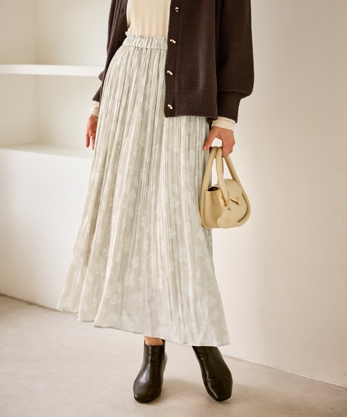 ROPE' PICNIC（ロペピクニック）の「着丈が選べるエアリープリーツスカート（スカート・レディース・ブラック/ピンク/グレー/ネイビー/ベージュ/キナリ/ライトグリーン/ライトグレー/ベージュ系その他/ブラック系その他/ホワイト系その他・38/T38）」の9枚目の写真