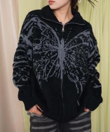 DISPARK/バタフライジップニット