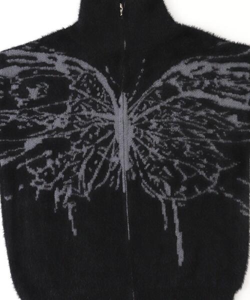dispark(ディスパーク)の「DISPARK/バタフライジップニット(ニット/セーター・レディース・グレー/ブラック・FREE)」の18枚目の写真
