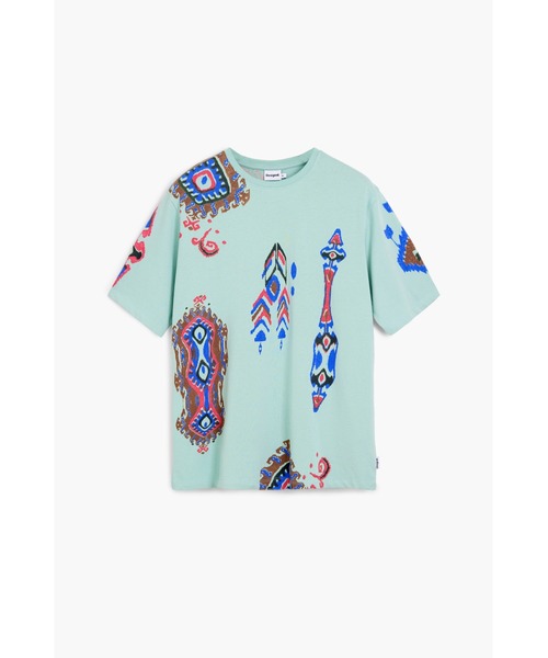 Desigual(デシグアル)の「MADAGASCAR Tシャツショートスリーブ(Tシャツ/カットソー・メンズ・グリーン・S/M/L/XL)」の1枚目の写真
