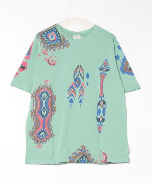 Desigual(デシグアル)の「MADAGASCAR Tシャツショートスリーブ(Tシャツ/カットソー・メンズ・グリーン・S/M/L/XL)」の7枚目の写真