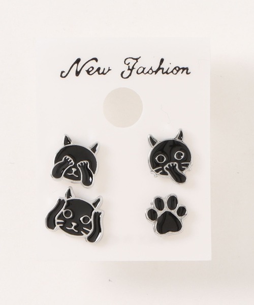 puppy様♡専用ページ〔ピアス〕 WEB限定）アニマルビッグキャッチ2WAYピアス（ピアス（両耳用