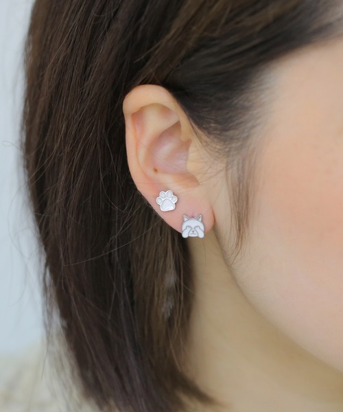 meowmeow☺︎ ペアシェイプ型ラリマーピアス ペアシェイプ – Brillar