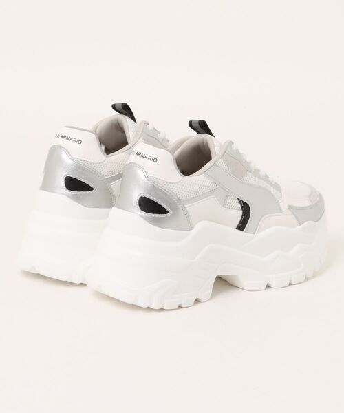 repipi armario（レピピ アルマリオ）の「キリカエダッドスニーカー（スニーカー・キッズ・シルバー/アイボリー/ブラック/マルチ/ホワイト/シルバー×ブラック・SMALL/MEDIUM/LARGE）」の7枚目の写真