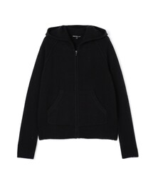 ジェームスパース 0 ボアフード コットン パーカー サイドジッパー バックパイル スエットジップアップパーカー MXA2130