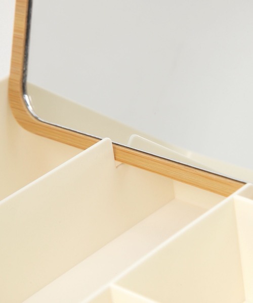 LAKOLE(ラコレ)の「ミラー付きメイクアップBOX / 242577(その他ビューティーグッズ・レディース・アイボリー・FREE)」の11枚目の写真