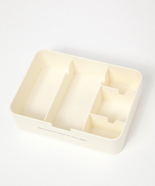 LAKOLE(ラコレ)の「ミラー付きメイクアップBOX / 242577(その他ビューティーグッズ・レディース・アイボリー・FREE)」の5枚目の写真