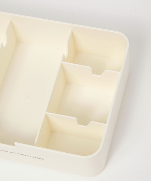 LAKOLE(ラコレ)の「ミラー付きメイクアップBOX / 242577(その他ビューティーグッズ・レディース・アイボリー・FREE)」の3枚目の写真