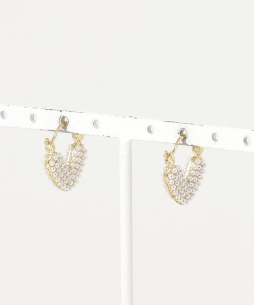 Anthe(アンテ)の「【Anthe】ハートピアス / ant-00009(ピアス(両耳用)・レディース・ブラック/レッド/ホワイト/レオパード・FREE)」の5枚目の写真