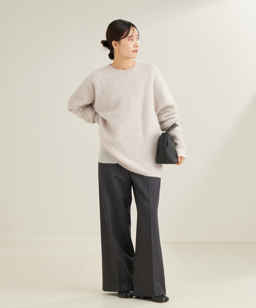 Plage - plage Fur Nuance 2wayプルオーバーニット WEB限定追加》Fur Nuance プルオーバー2（ニット/セーター