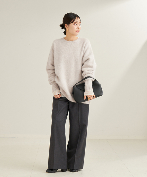 WEB限定追加》Fur Nuance プルオーバー2（ニット/セーター）｜Plage