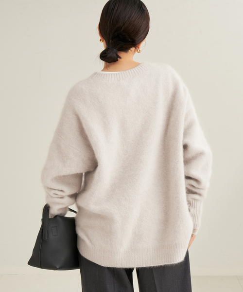 WEB限定追加》Fur Nuance プルオーバー2（ニット/セーター）｜Plage