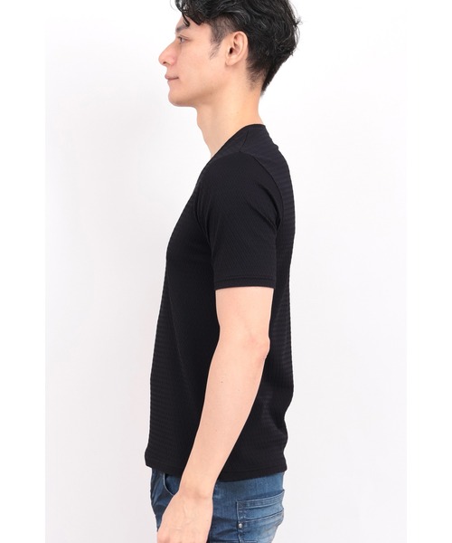 TORNADO MART（トルネードマート）の「TORNADO MART∴オーシャンウェーブVネック半袖カットソー（Tシャツ/カットソー・メンズ・ホワイト/ブルー/ブラック・XXL/LL/L/M）」の15枚目の写真