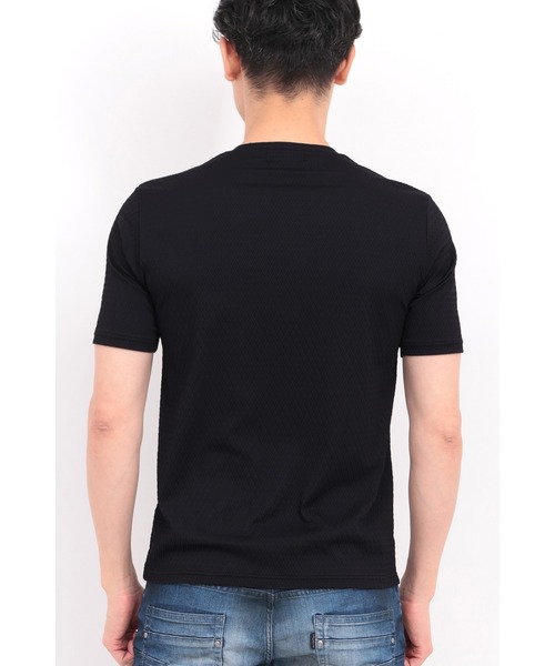 TORNADO MART（トルネードマート）の「TORNADO MART∴オーシャンウェーブVネック半袖カットソー（Tシャツ/カットソー・メンズ・ホワイト/ブルー/ブラック・XXL/LL/L/M）」の16枚目の写真