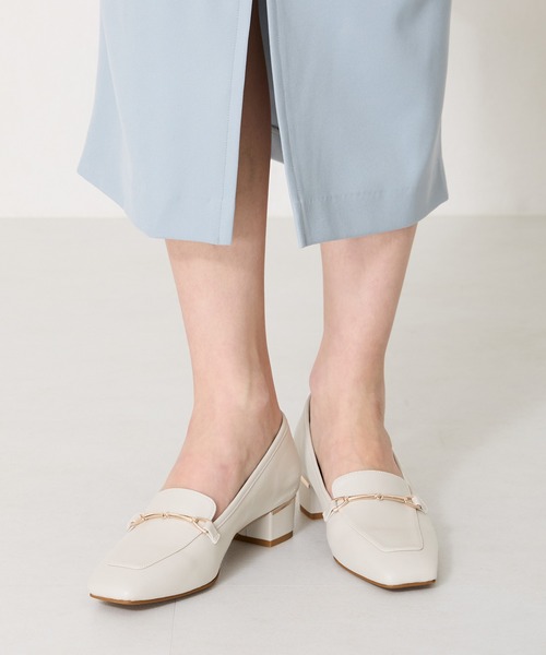 WA ORiental TRaffic（ダブルエーオリエンタルトラフィック）の「メタリックラインビットヒールローファー 52101（ローファー・レディース・ピンク/ブラック/グレー・34/35/36/37/38/39/40/41/42/33/43）」の17枚目の写真